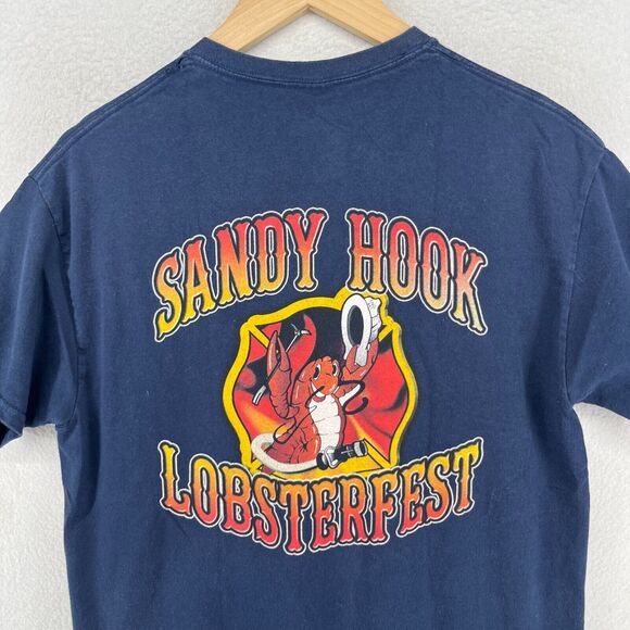 Gildan Other - SANDY HOOK Shirt Adult M FIRE RESCUE LOBSTER FEST NEWTOWN Hook Ladder Volunteer